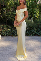 MALAGA – Off Shoulder Maxi Dress – 9110