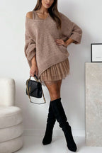 PALMA – Patchwork Ruffle Dress – 8642