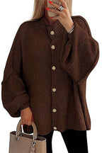 BRUGES – Balloon Sleeve Cardigan – 3667