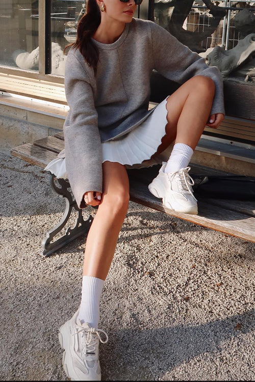 OSLO – Wool-blend Sweater Top – 7100