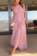 SEVILLE – Halter Maxi Dress – 8644