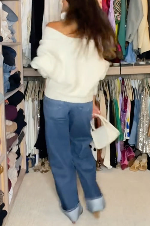 BUDAPEST – V Neck Knit Sweater – 8411