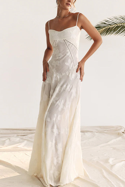 DUBROVNIK – Lace-up Maxi Dress – 2485