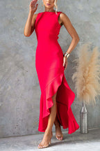 MARSEILLE – Sleeveless Maxi Dress – 5596