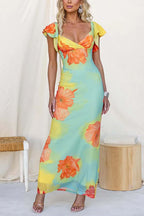DUBROVNIK – Floral Maxi Dress – 6736