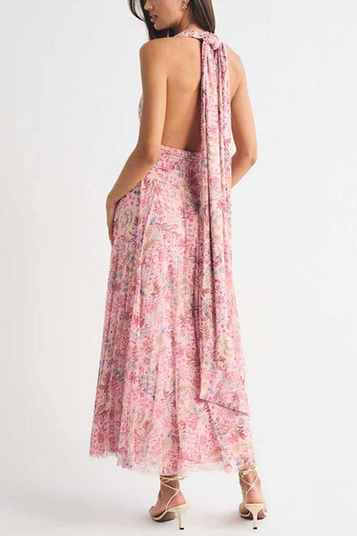 MYKONOS – Halter Maxi Dress – 7168
