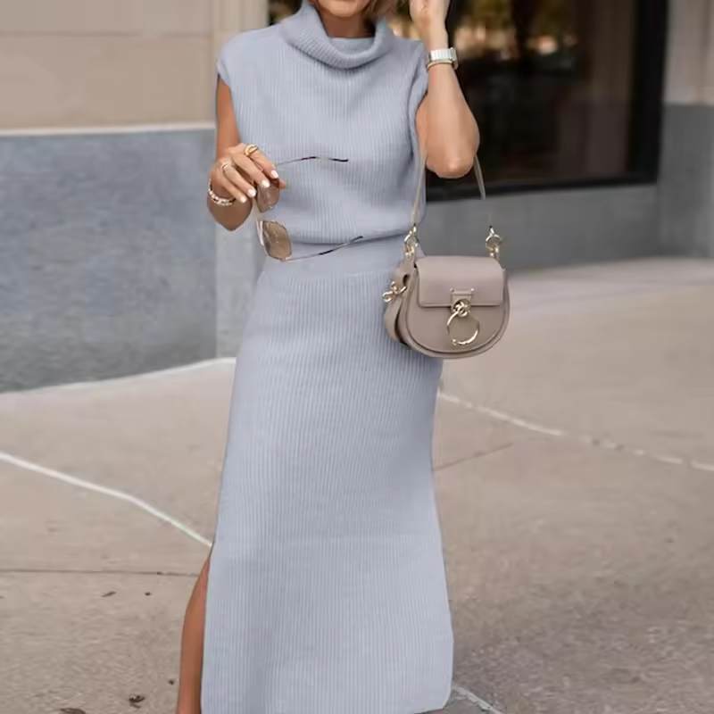 BERLIN – Midi Sweater Dress – 6046