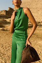 LYON – Mockneck Sleeveless Top – 2125