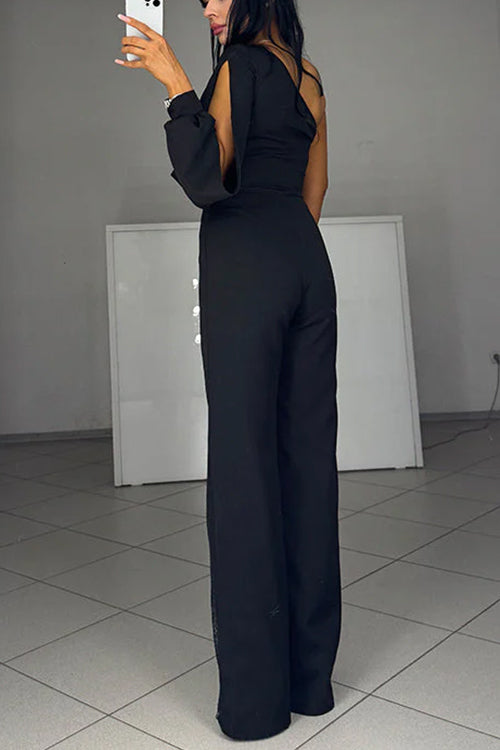 LYON – One Shoulder Jumpsuit – 8757