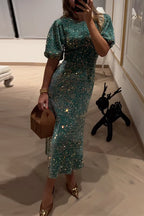 ATHENS – Sequin Midi Dress – 3784