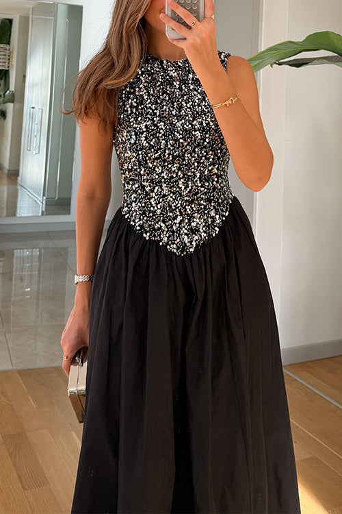 NICE – Sleeveless Maxi Dress – 5738