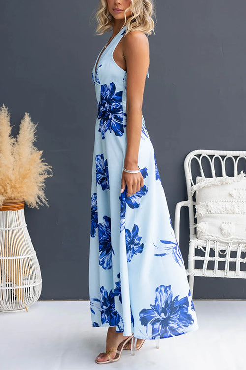 LISBON – Halter Maxi Dress – 4406