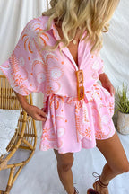 NAPLES – Floral Button Romper – 5116