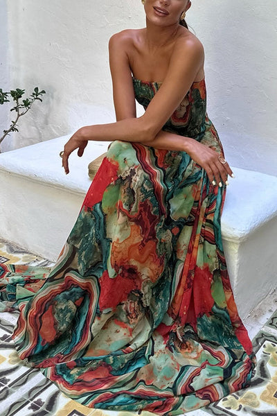 ANTIBES – Strapless Maxi Dress – 8815