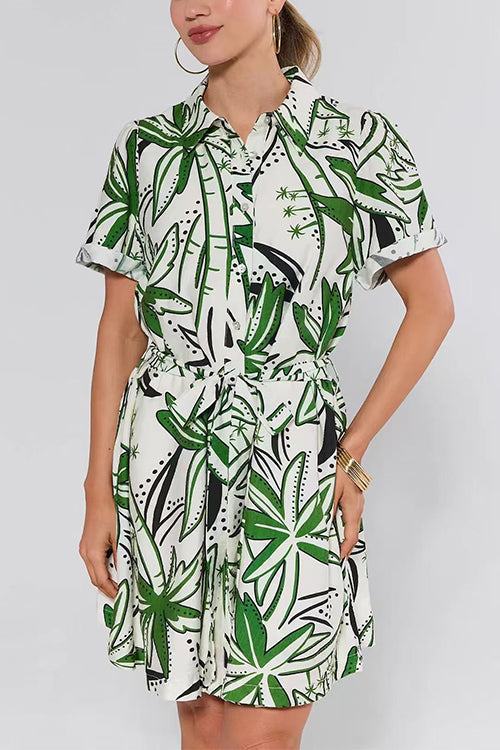 MARSEILLE – Mini Shirt Dress – 6898