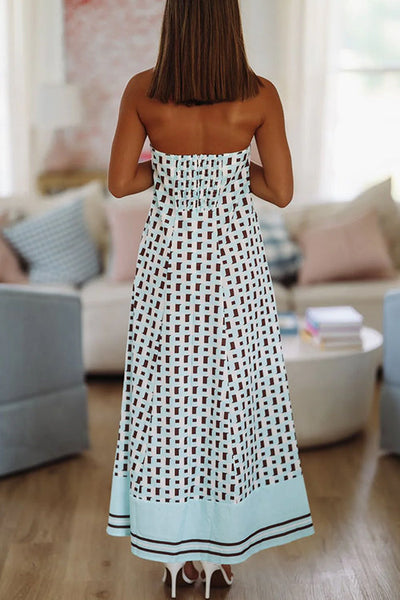 MALAGA – Strapless Maxi Dress – 9487