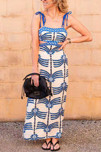 POSITANO – Tie Shoulder Maxi Dress – 2638