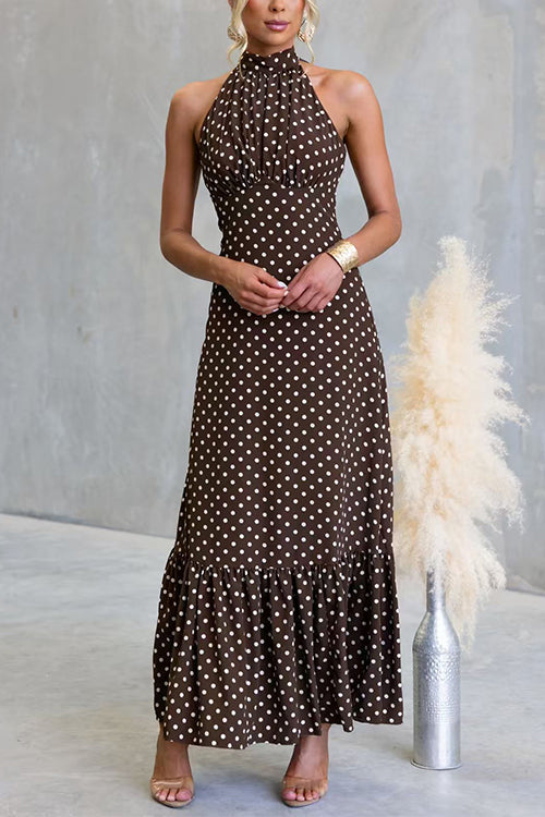 SANTORINI – Halter Maxi Dress – 9659