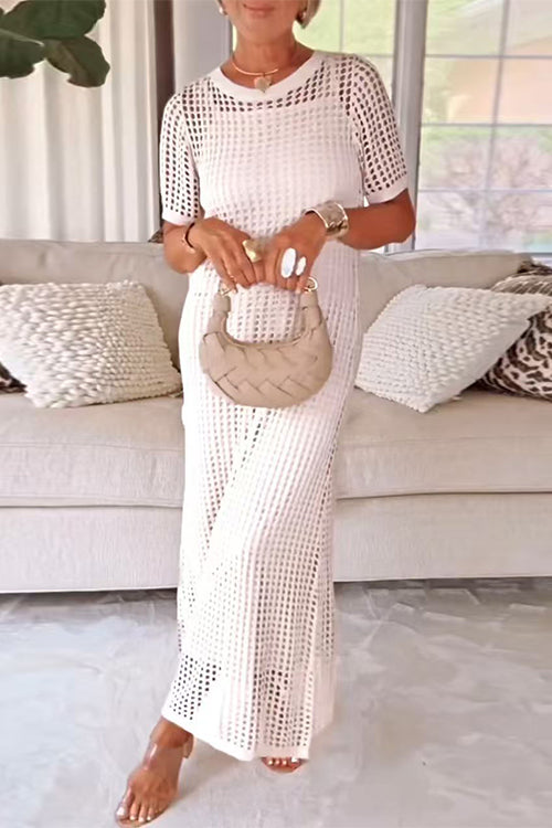 DUBROVNIK – Crewneck Maxi Dress – 9508