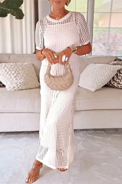 DUBROVNIK – Crewneck Maxi Dress – 9508