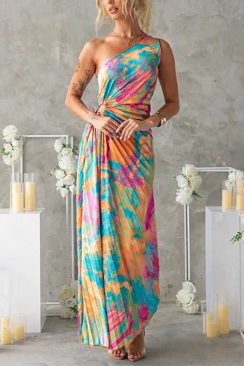 PORTOFINO – One Shoulder Maxi Dress – 9761