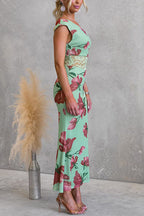 SALERNO – Asymmetrical Maxi Dress – 8261