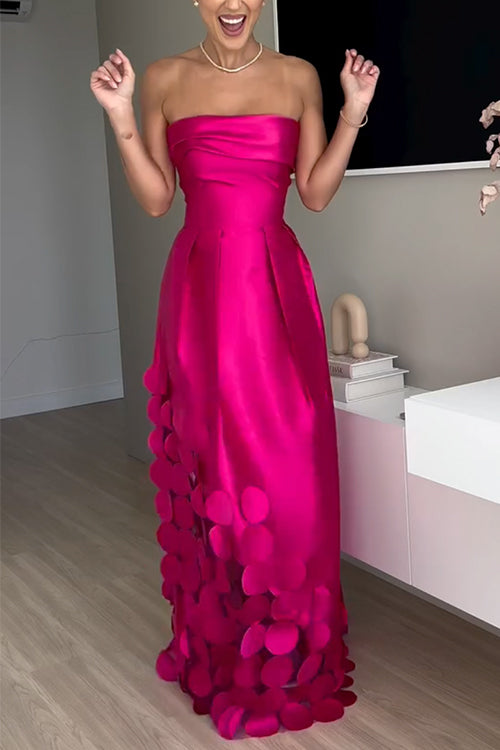 ATHENS – Strapless Maxi Dress – 4481