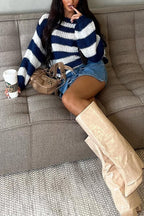 WARSAW – Striped Pullover Sweater – 7988