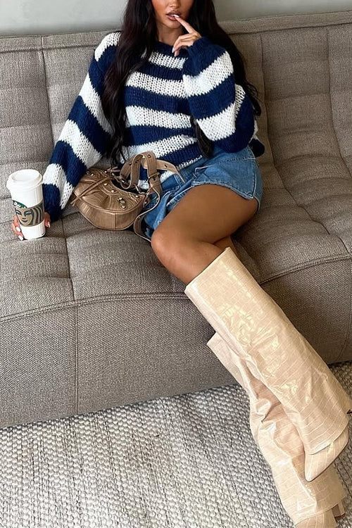 WARSAW – Striped Pullover Sweater – 7988