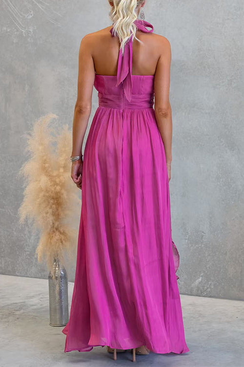 MARSEILLE – Halter Maxi Dress – 3506