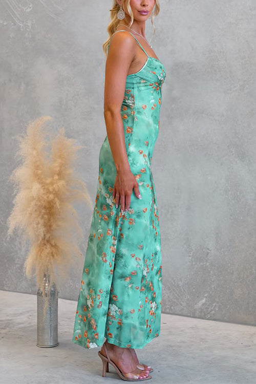 LISBON – Floral Maxi Dress – 4789