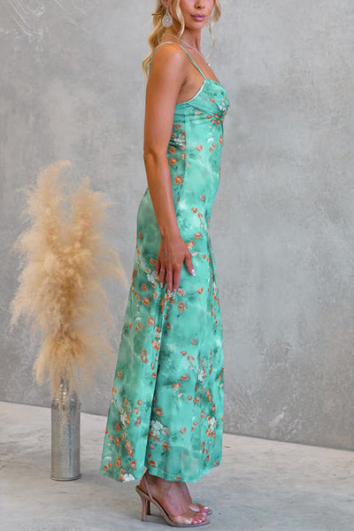 LISBON – Floral Maxi Dress – 4789