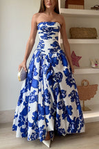 AMALFI – Strapless Maxi Dress – 8833