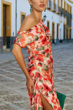 RHODES – Floral Midi Dress – 2278