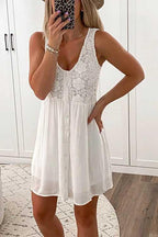 MONTPELLIER – Lace Swing Tank Dress – 8540