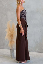 RHODES – Asymmetrical Maxi Dress – 4208