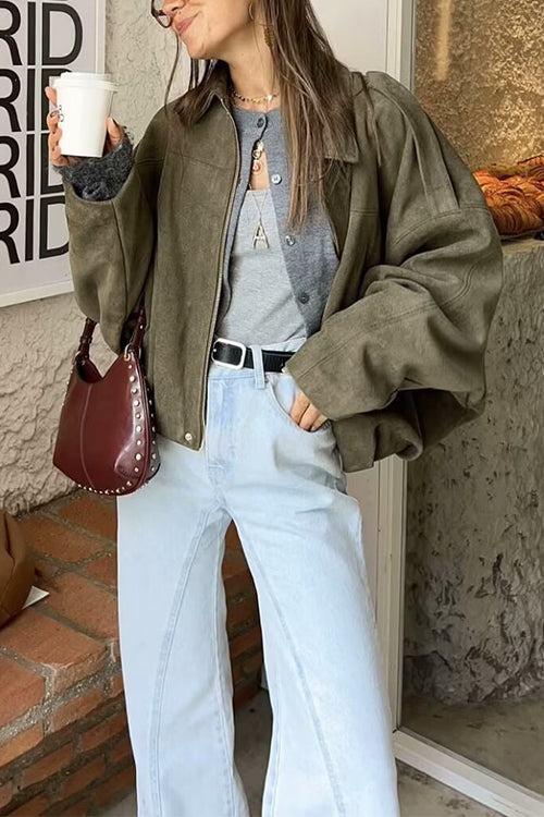 CORFU – Lapel Bomber Jacket – 5522