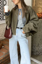 CORFU – Lapel Bomber Jacket – 5522