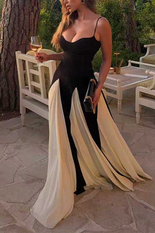 ALICANTE – Color Block Maxi Dress – 5995