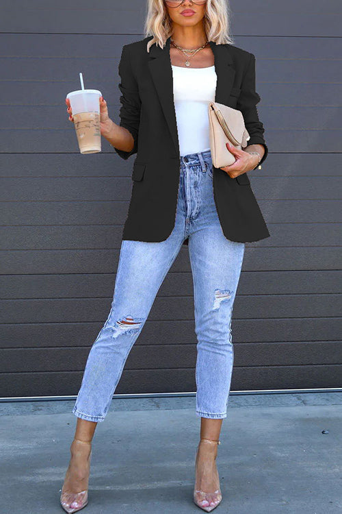 DUBROVNIK – Single Button Blazer – 5514