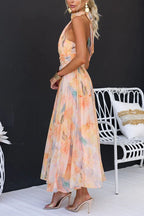 RHODES – Watercolor Maxi Dress – 6213