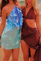 SANTORINI – Sequin Mini Dress – 4365