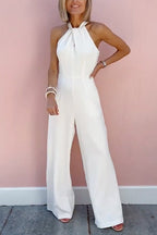 IBIZA – Halter Wide Leg Jumpsuit – 6530