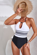 MONTPELLIER – Striped One Piece Swimsuit – 1793