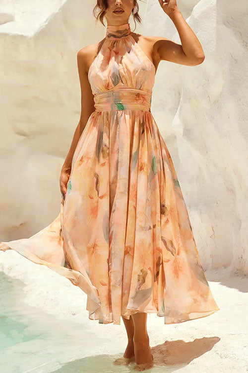 IBIZA – Halter Maxi Dress – 1361