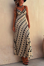 RHODES – V Neck Maxi Dress – 2793