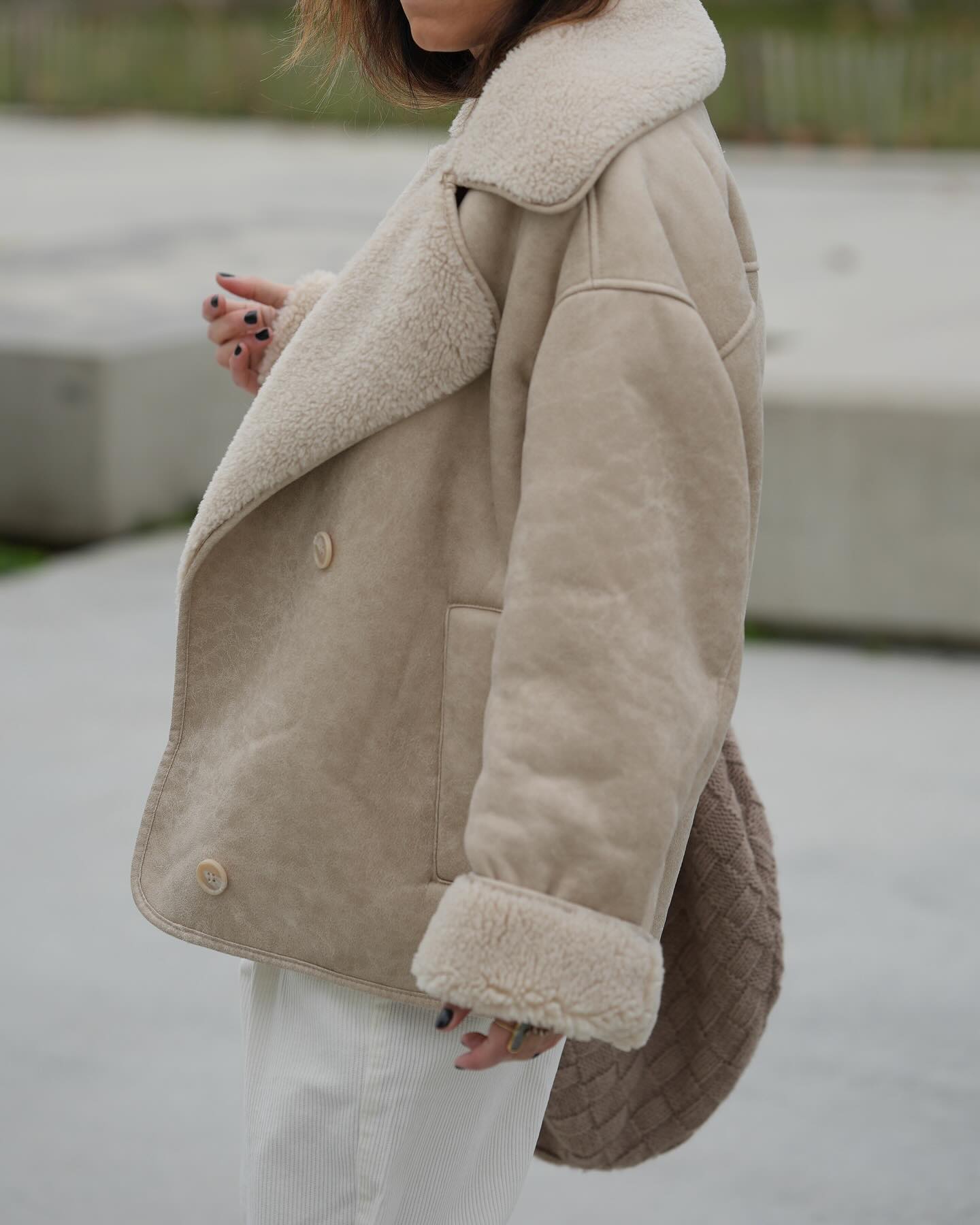 SALZBURG – Oversized Sherpa Jacket – 4333