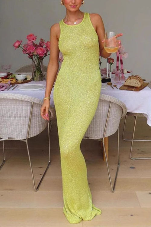 DUBROVNIK – Sequin Bodycon Maxi Dress – 6441