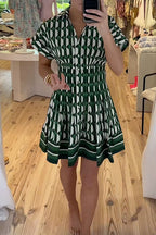 ALICANTE – Button Up Mini Dress – 6672