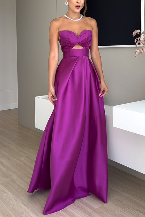 VALENCIA – Strapless Maxi Dress – 8406